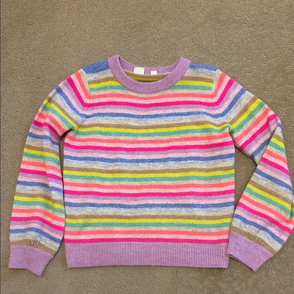 GAP Colorful Striped Girl’s  Sweater